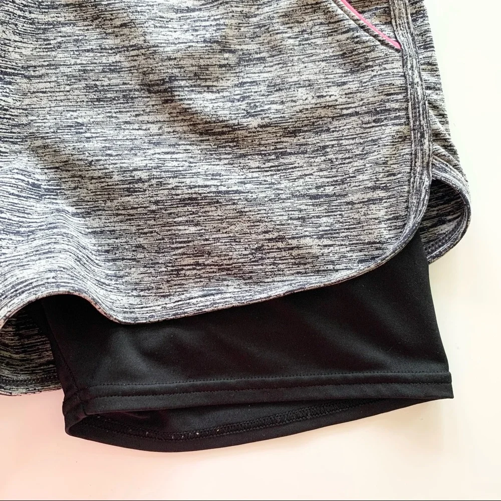 🌸Abercrombie & Fitch🌸 Big Girl Active Shorts Sz 13 14 Grey